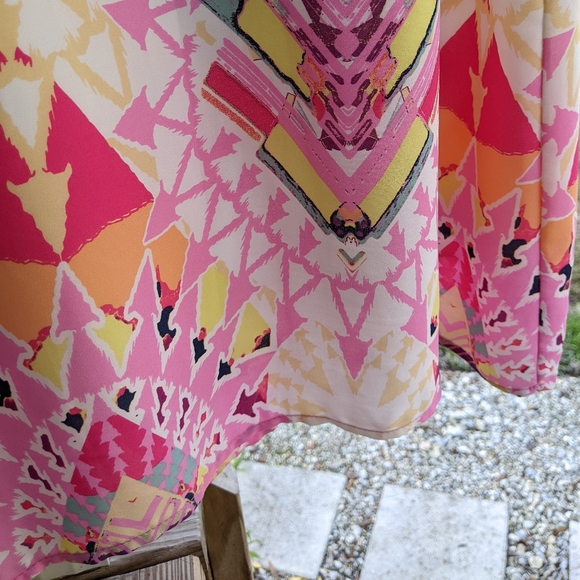 Anthropologie Everly Pink Sleeveless Shift Dress. Size Small. - Picture 6 of 16